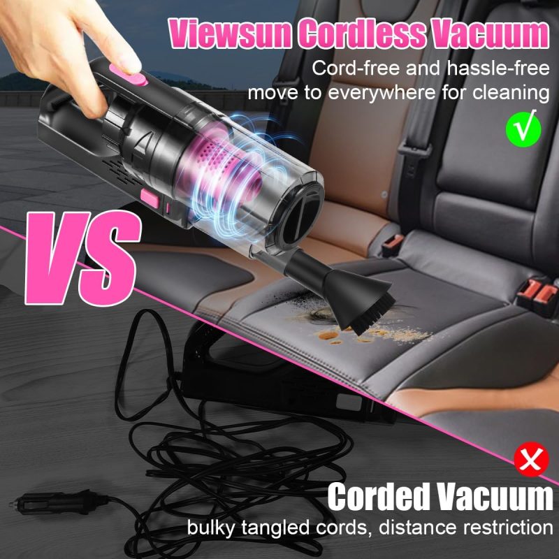Viewsun Car Vacuum Cordless Rechargeable - Image 3