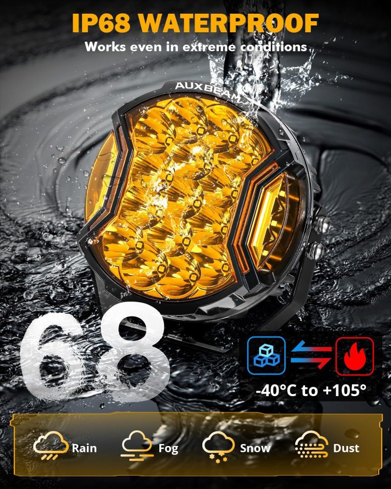 Auxbeam 7 Inch Led Side Shooter Light - Image 6