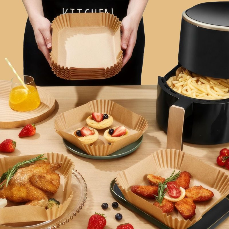 Small Air Fryer Liners Disposable 2 Qt For Cosori 2.1 Qt Air Fryer - Image 5