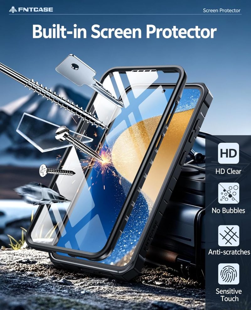FNTCASE Hybrid Protective Case for Galaxy S25 - Image 5