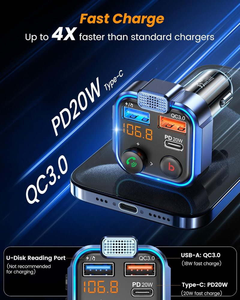 Lencent Fm Transmitter In-Car Adapter - Image 5