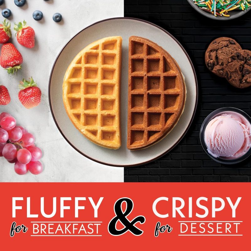 Gourmia Belgian Waffle Maker – Compact Design With Upright Storage - Image 2