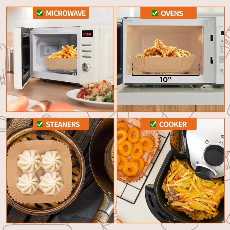 Air Fryer Paper Liners 7.9Inch - Image 6