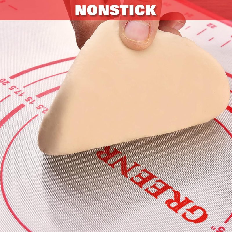 Large Silicone Pastry Mat Extra Thick Non Stick Baking Mat With Measurement Fondant Mat - Image 3