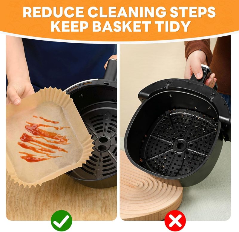 Small Air Fryer Liners Disposable 2 Qt For Cosori 2.1 Qt Air Fryer - Image 3