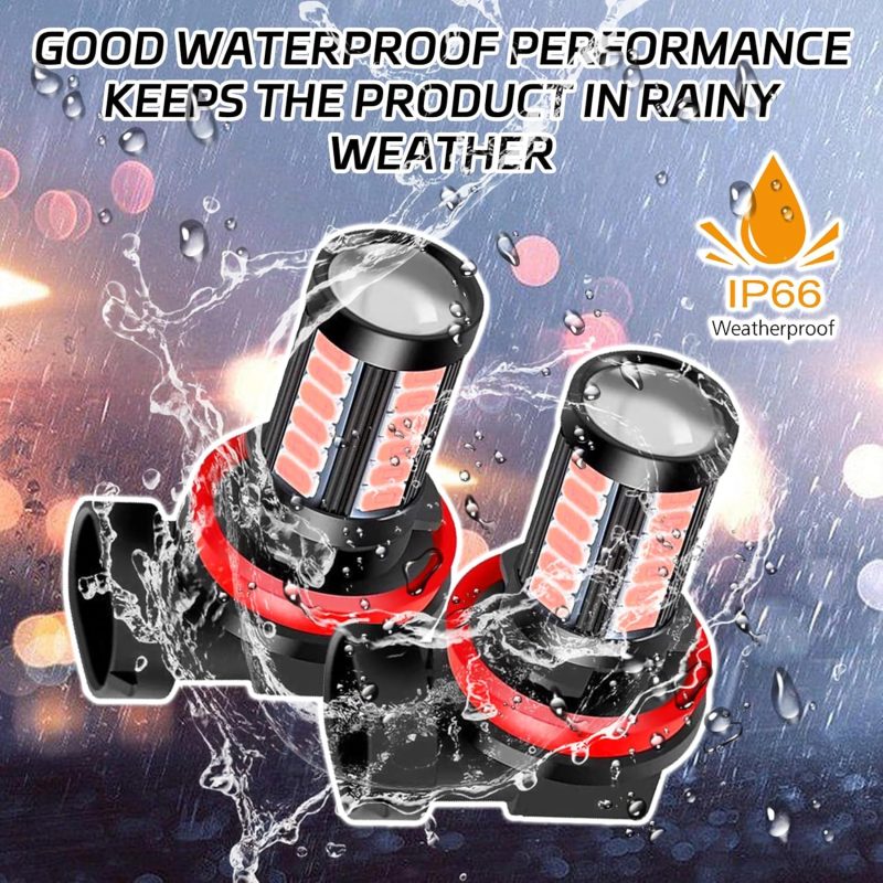 2Pcs Led Fog Light Bulbs H11/H8 Headlight Bulb - Image 3