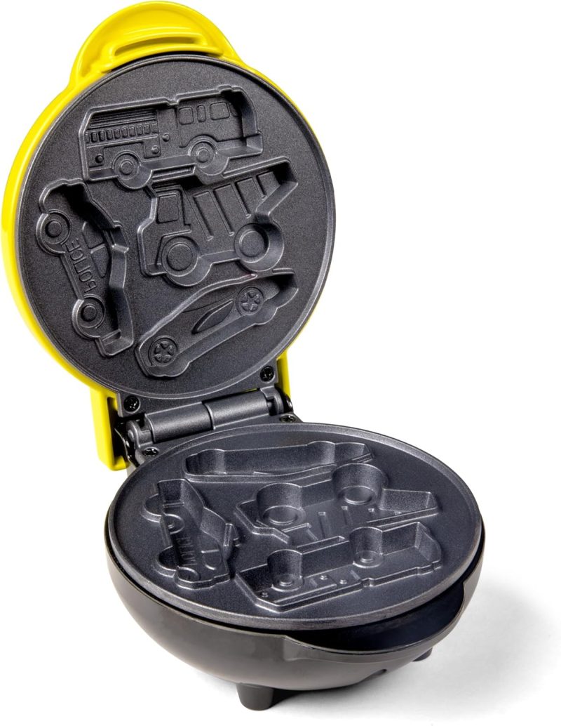 Nostalgia Mymini Cars And Trucks Shape Electric Waffle Maker - Image 3