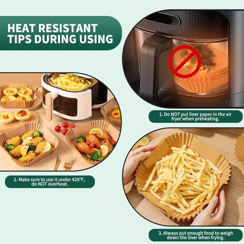 Air Fryer Liners Disposable Paper - Image 3