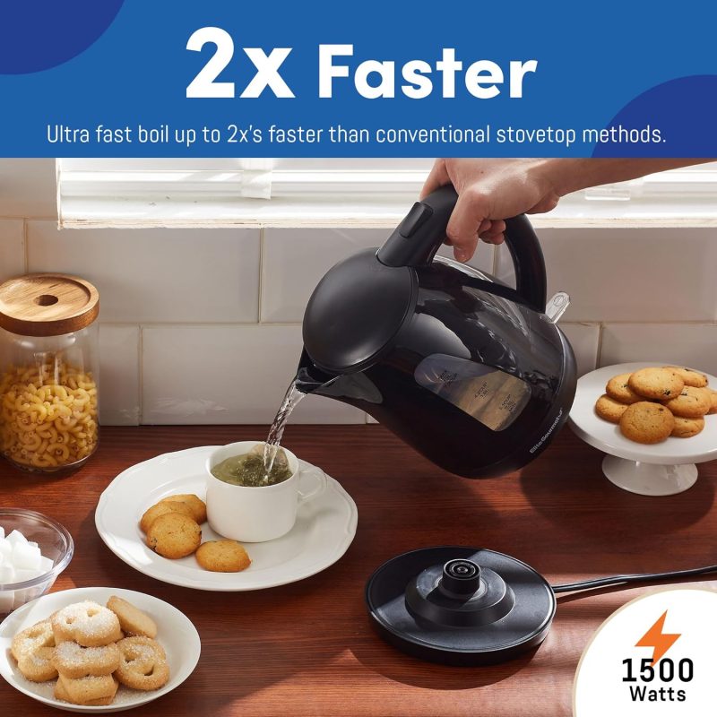 Elite Gourmet Ekt8690 1.7L Electric Tea Kettle 1500W Hot Water Heater Boiler Bpa-Free - Image 4