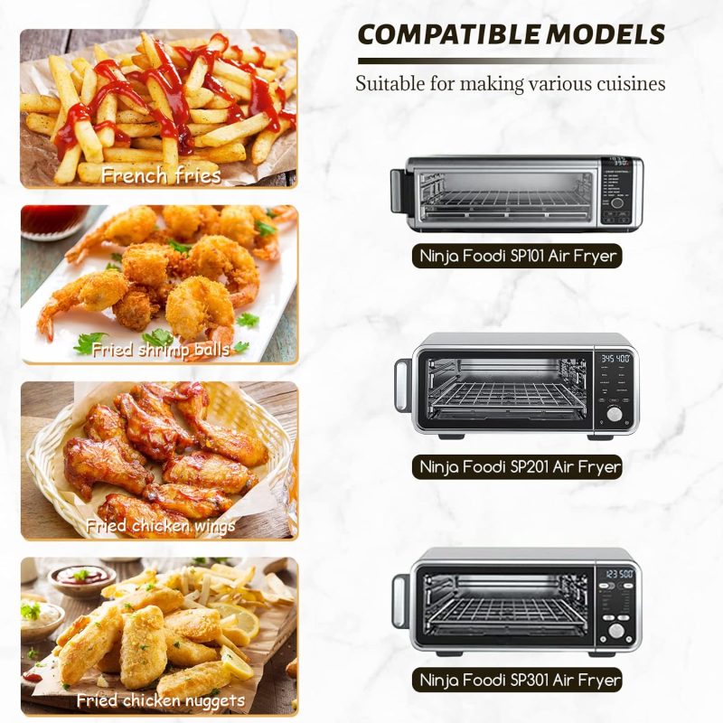 Wmkgg 12 Inch Air Fryer Parchment Paper Squares - Image 2