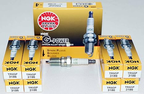 Ngk # 3186 G-Power Platinum Spark Plugs Tr5Gp - 8 Pcsnew