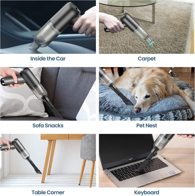 Portable Handheld Car Cordless Vacuum Cleaner With Powerful Suction - Image 4