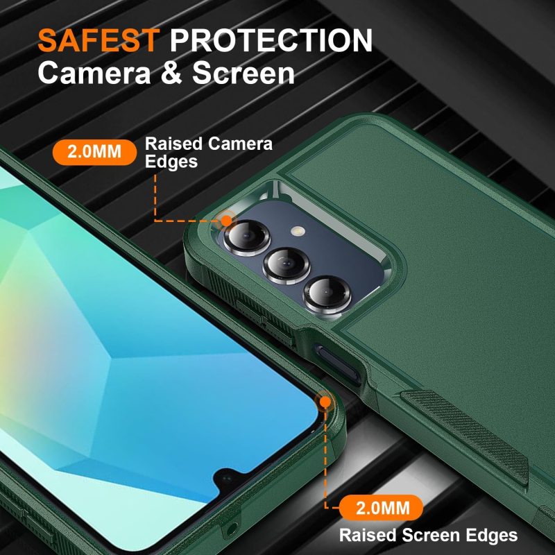 A16 Hybrid Protective Case for Galaxy A16 5G - Green - Image 5