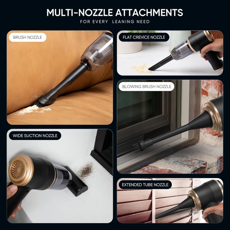 Thomasworth Handheld Vacuum Cleaner For Car With Strong 15000Pa Suction - Image 4