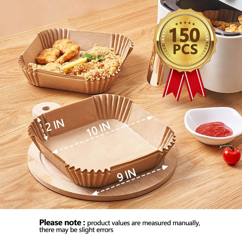 10 Inch Air Fryer Paper Liners - Image 3