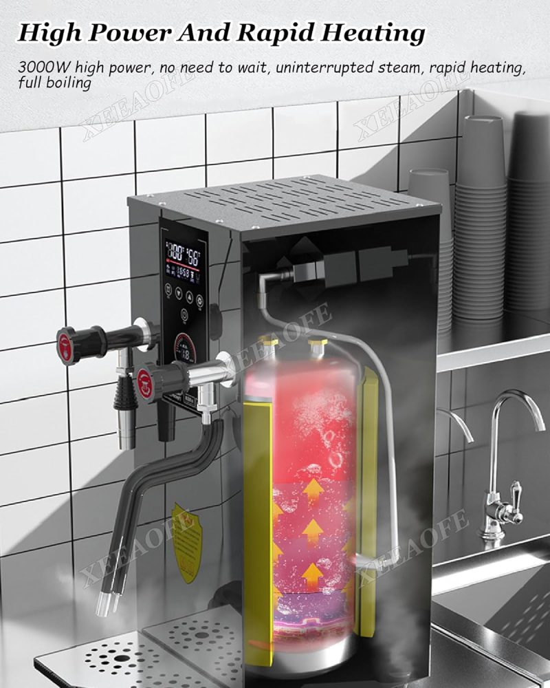 Stainless Steel Multi-Purpose Electric Milk Foam Maker - Image 4