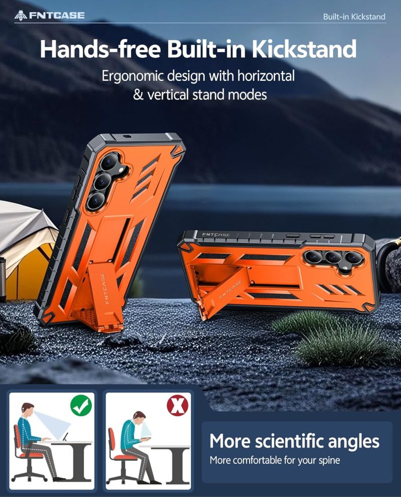 FNTCASE Hybrid Protective Case for Galaxy S25 - Image 4