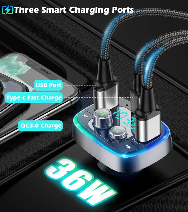 Lihan Usb C Bluetooth Car Adapter - Image 5