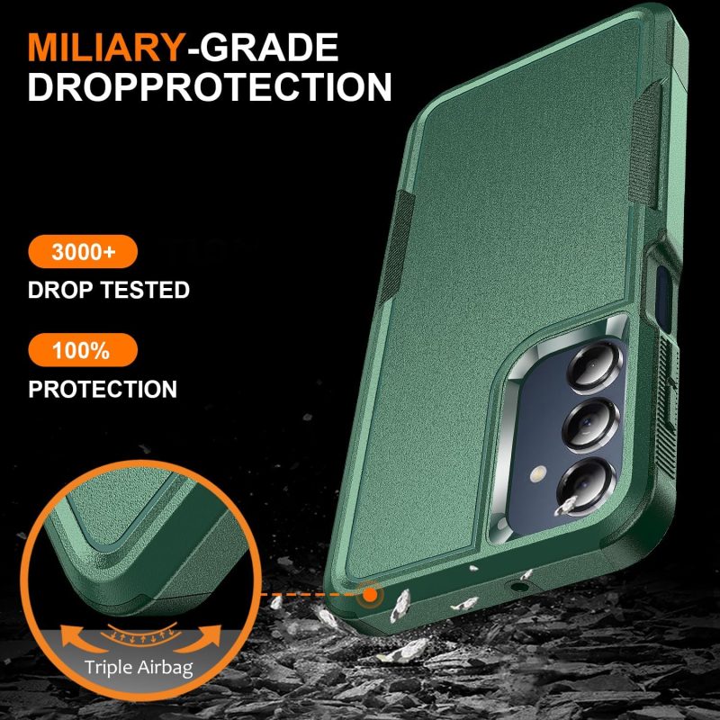 A16 Hybrid Protective Case for Galaxy A16 5G - Green - Image 3