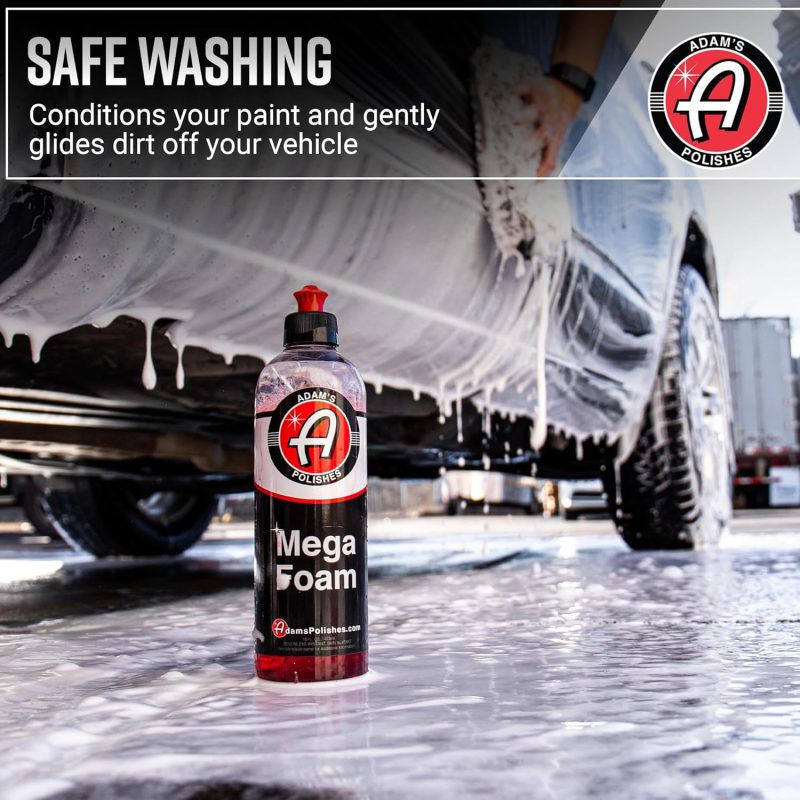 Adam’S Mega Foam (16Oz) - Ph Neutral Car Soap For Car Washing - Image 5