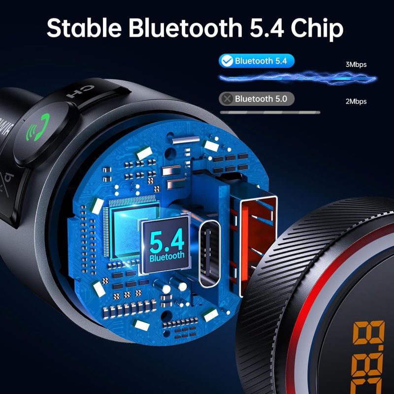 Syncwire Bluetooth 5.4 Fm Transmitter For Car - Image 2