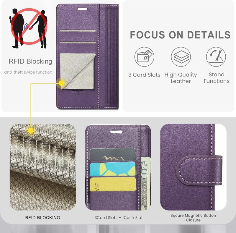 A36 Hybrid Protective Case for Galaxy A36 5G - Purple - Image 2
