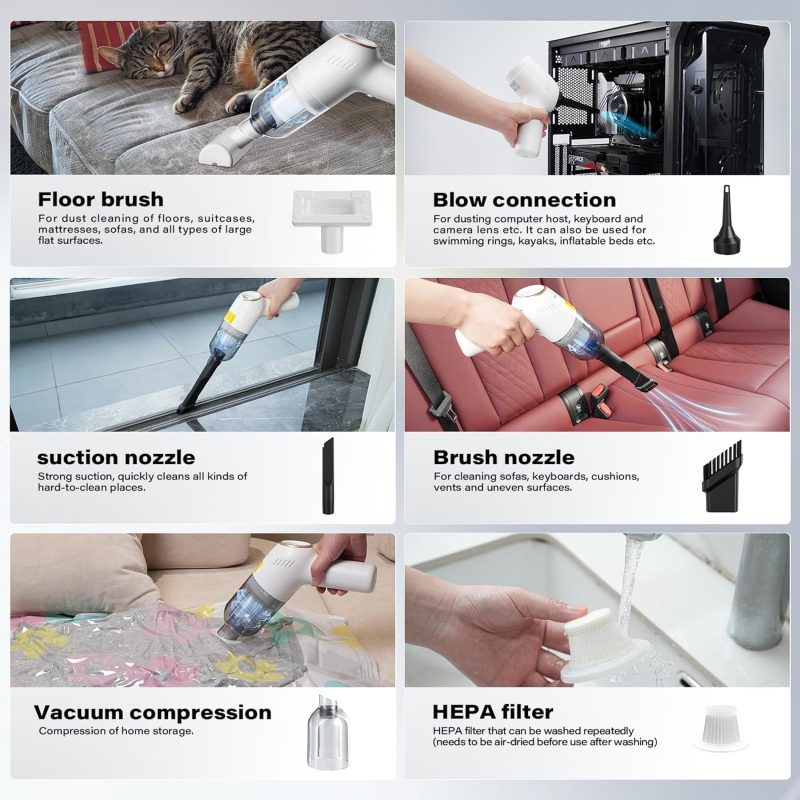 Apps2Car Handheld Vacuum For Car - Image 4