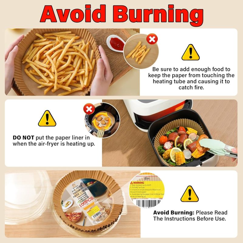 Air Fryer Paper Liners - Image 2