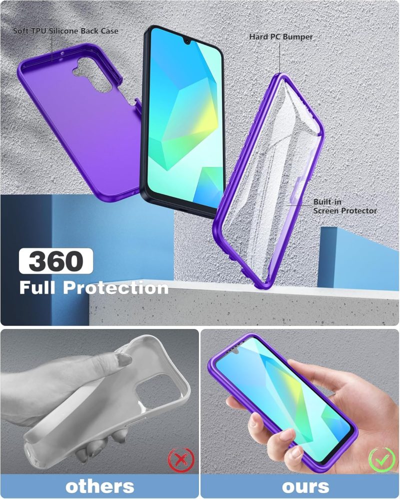 FNTCASE Hybrid Protective Case for Galaxy A16-5G - Image 3