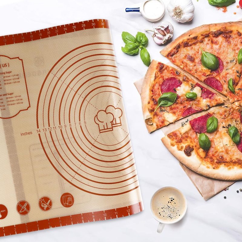 26X16 Inch Extra Thick Silicone Baking Mat With Measurements - Image 2
