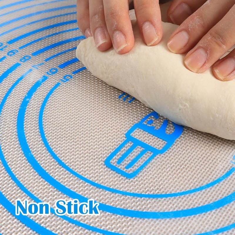 Nonstick Silicone Pastry Mat Extra Large With Measurements 28''By 20'' For Silicone Baking Mat - Image 5