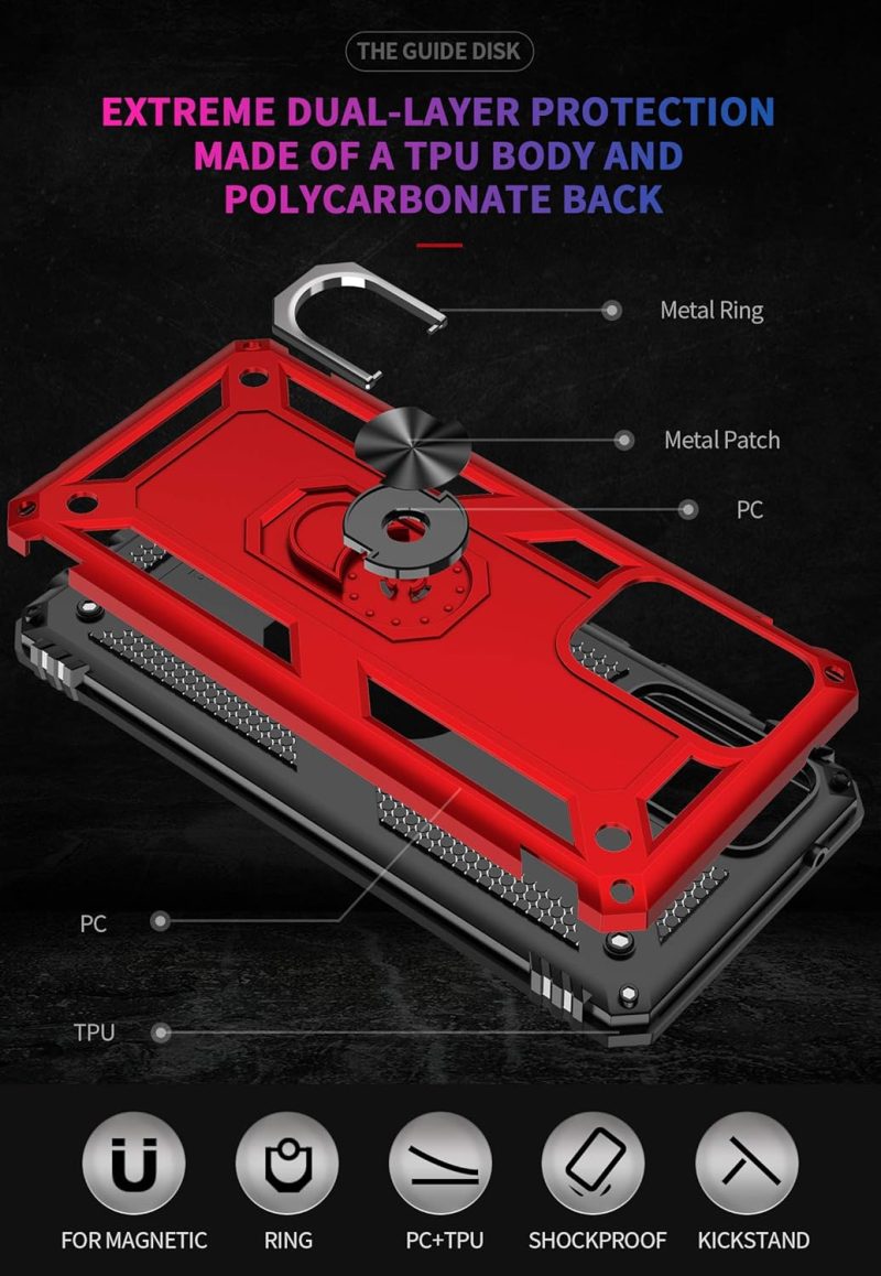 A52 Phone Case for Galaxy A52 5G - Red - Image 6