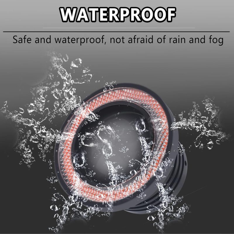 2Pcs Angel Eye Halo Fog Lights For Cars - Image 4