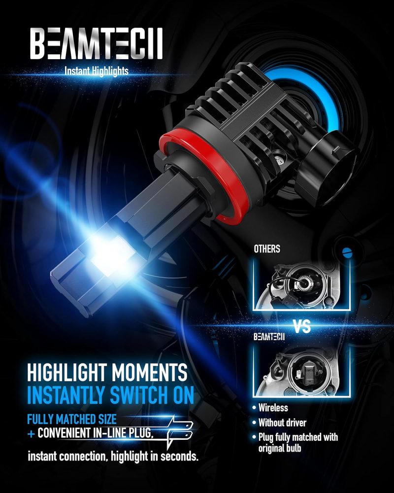 Beamtech 9005 H11 Bulbs - Image 3