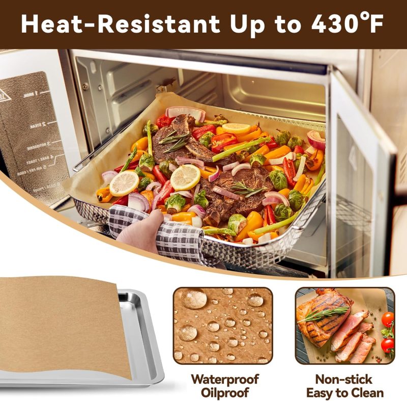 Air Fryer Liners Disposable For Emeril Lagasse 26 Qt Extra Large Air Fryer - Image 3
