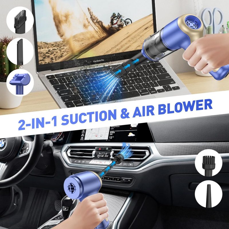 Ahnr Handheld Car Vacuum Cleaner Cordless With Brushless Motor - Image 4