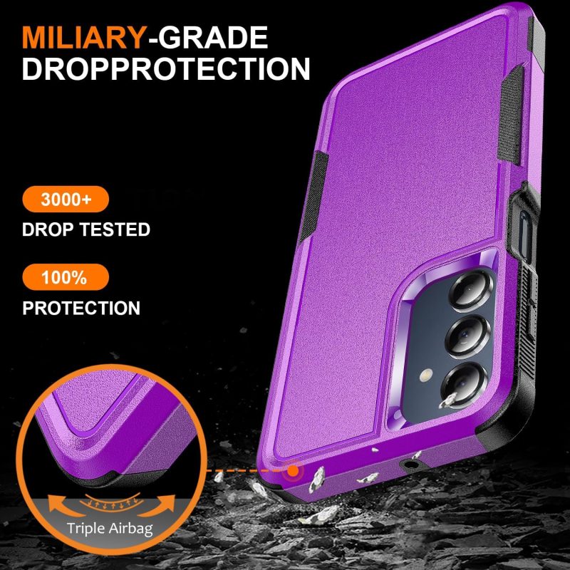 A16 Hybrid Protective Case for Galaxy A16 5G - Purple - Image 3