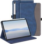 S10 Fintie Case for Samsung Galaxy Tab S10 Lite/ S10 FE/ S9 FE 5G 10.9 Inch/Tab S9 11 Inch with S Pen Holder Multi-Angle Viewing Protective Cover with Pocket Auto Sleep/Wake Denim Indigo