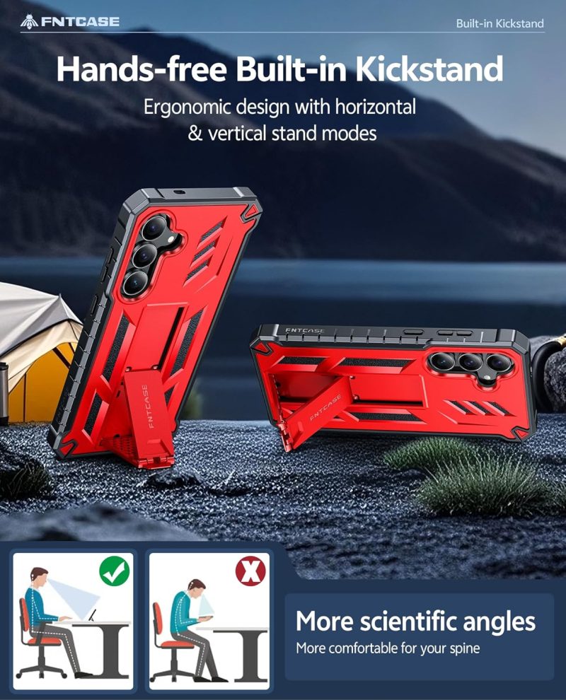 FNTCASE Hybrid Protective Case for Galaxy S25 - Image 4