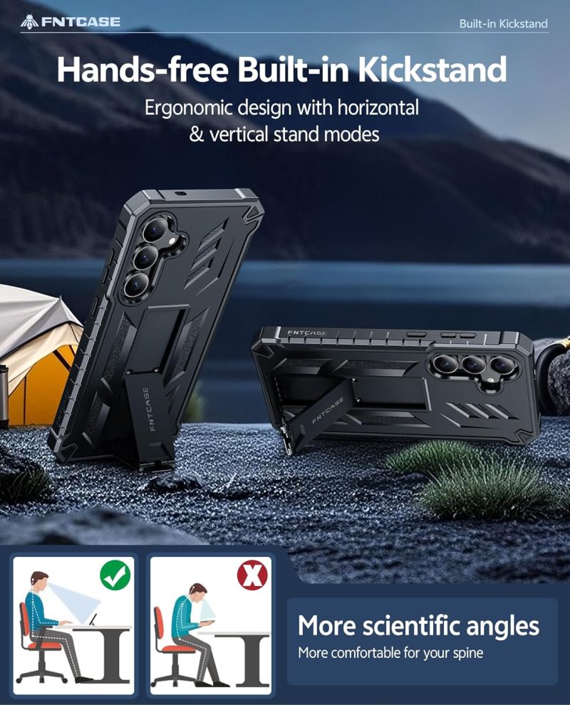 FNTCASE Hybrid Protective Case for Galaxy S25 - Image 4