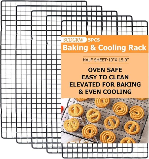 5Pcs Cooling Racks For Cooking And Baking 10