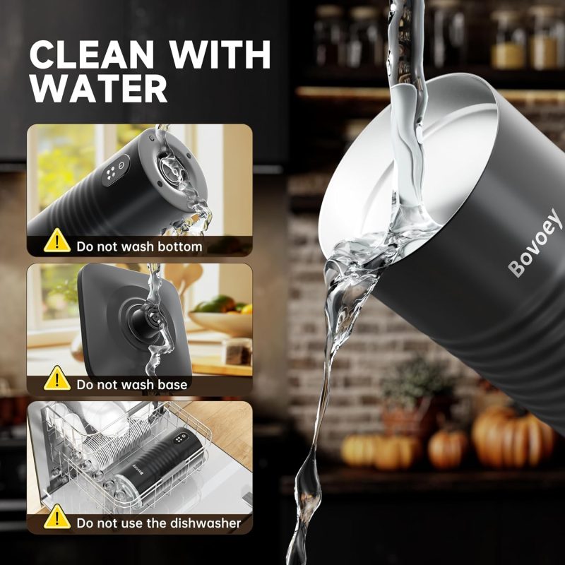 Electric Milk Frother Handheld Bundle - Image 5