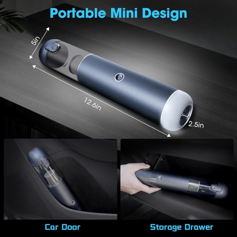 Handheld Car Vacuum Cleaner Cordless - Image 3