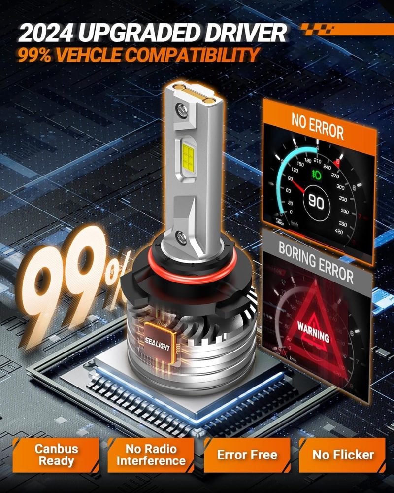 Sealight Brightest 9005/Hb3 H11/H8/H9/H16 Fog Bulbs - Image 6