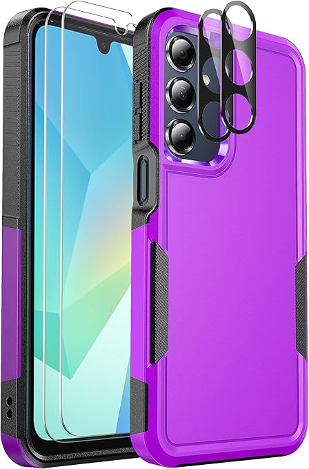 A16 Hybrid Protective Case for Galaxy A16 5G - Purple