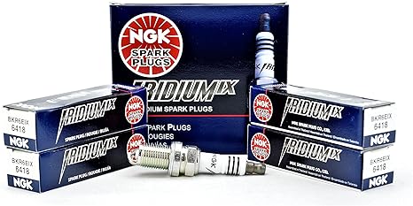 Ngk # 6418 Iridium Spark Plugs Bkr6Eix - 4 Pcs New