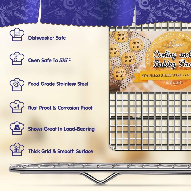 Hiware 2-Pack Cooling Racks For Baking - 10 - Image 2