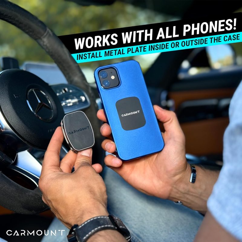 Carmount F2 Adjustable Car Mount | 2.0 Magnetic Phone Mount - Image 4