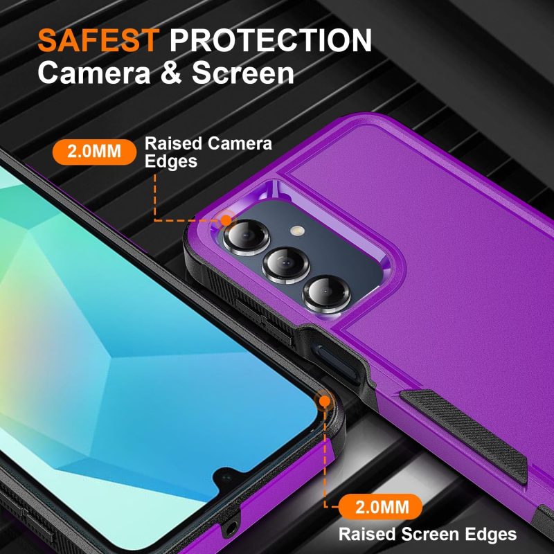 A16 Hybrid Protective Case for Galaxy A16 5G - Purple - Image 5