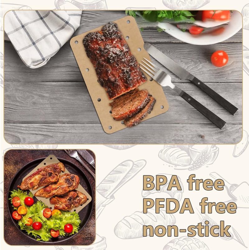 200 Sheets Air Fryer Disposable Paper Liner Compatible With Ninja Dz201/Dz401 Dual Airfryer Baking - Image 6